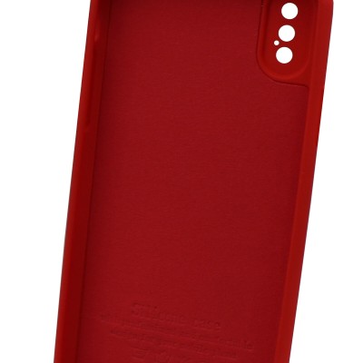 Siipro Back Cover Θήκη Silicone Case Κόκκινο (Iphone X & Iphone Xs)