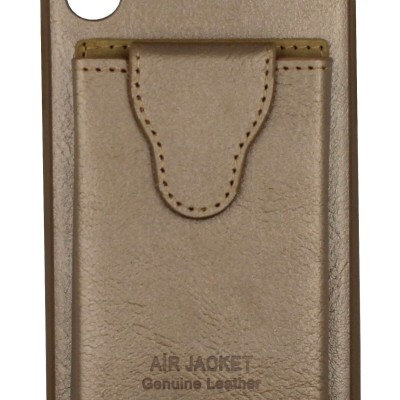 Air Jacket Back Cover Θήκη Δερματίνης Με Χώρο Για Κάρτες (Iphone X & Iphone Xs)