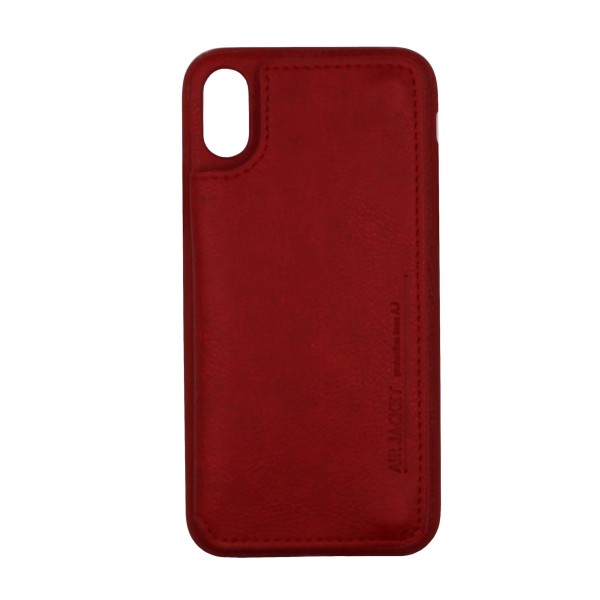 Air Jacket Back Cover Θήκη Με Χώρο Για Κάρτες Κόκκινο (Iphone X & Iphone Xs)