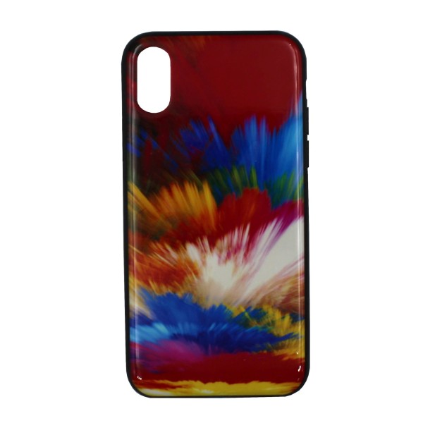 Coolyer Θήκη Back Cover Πολύχρωμη (Iphone X & Iphone Xs)