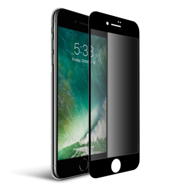 Privacy Fullscreen Tempered Glass (Iphone7/ Iphone 8/ Iphone SE 2020) Μαύρο