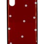 Back Cover Θήκη Με Σχέδιο Πουά Κόκκινο (Iphone X & Iphone Xs)