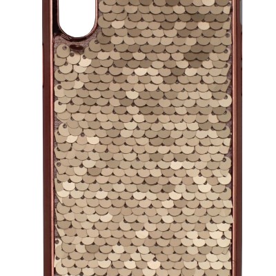 Back Cover Θήκη Σιλικόνης Με Παγιέτες (Iphone X & Iphone Xs)