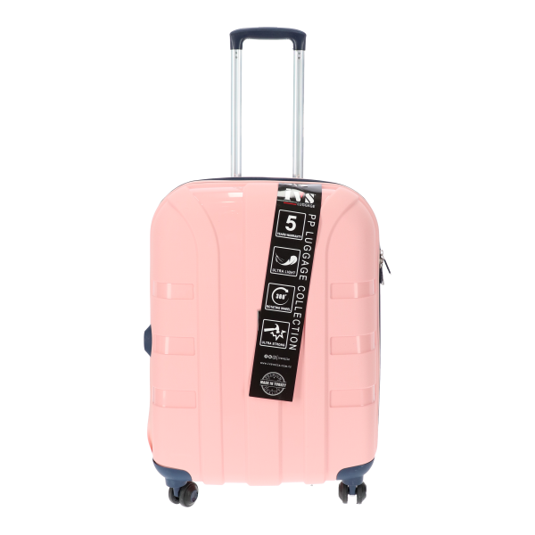 IVS Luggagt Μεσαία Βαλίτσα με Ύψος 69cm Ροζ Χρώμα
