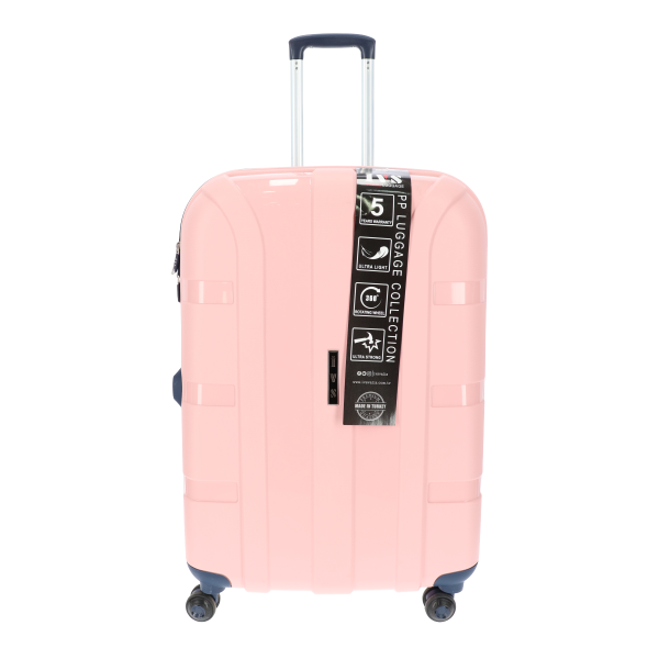 IVS Luggagt Μεγάλη Βαλίτσα με Ύψος 79cm Ροζ Χρώμα