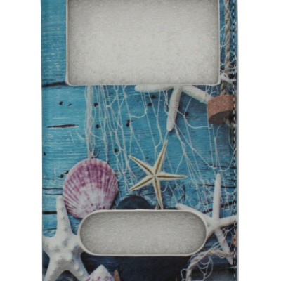 Θήκη Book Δερματίνης Με Call Display, Δυνατότητα Απάντησης Και Σχέδιο Κοχύλια (Iphone 6 Plus)