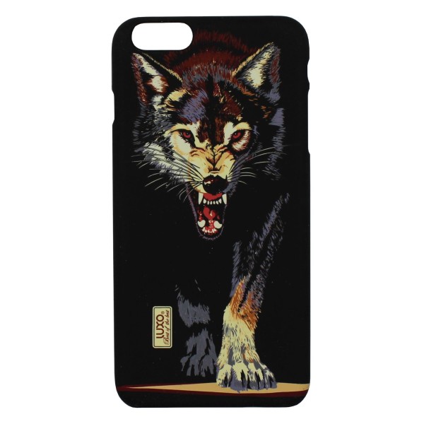 Air Jacket Back Cover Θήκη Πλαστική Με Λύκος (Iphone 6 Plus)