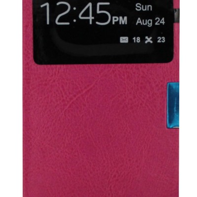Θήκη Book Με Call Display Φούξια (Iphone 6 & Iphone 6s)