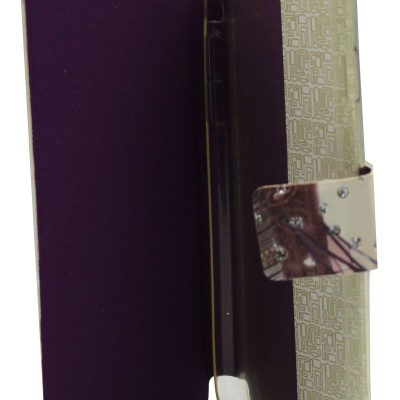 Θήκη Book Wallet Πορτοφόλι Με Στρασάκια Και Σχέδιο London (Iphone 6 & Iphone 6s)