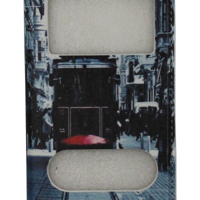 Θήκη Book Δερματίνης Με Call Display, Δυνατότητα Απάντησης Και Σχέδιο Τραμ (Iphone 6 & Iphone 6s)