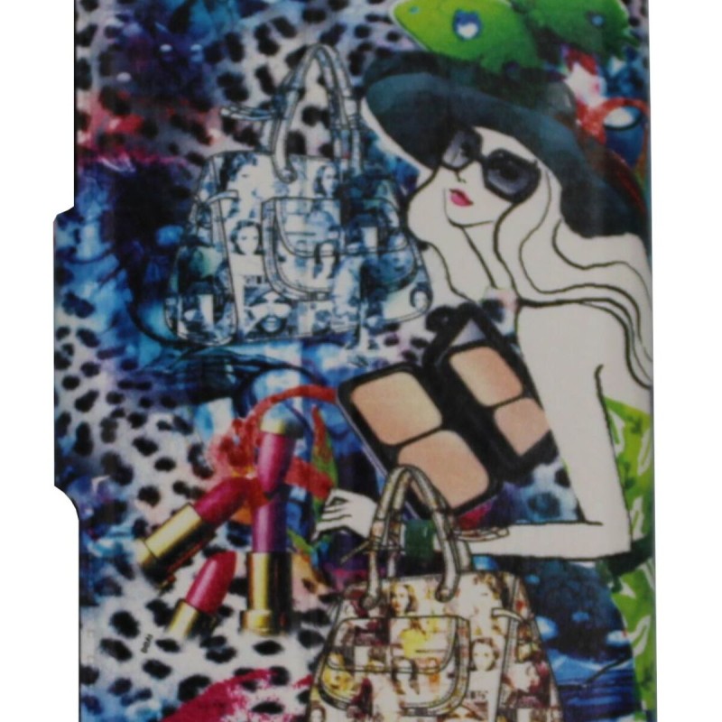 Oba Style Θήκη Book Με Call Display Και Σχέδιο Καλλυντικά (Iphone 5 & Iphone 5s & Iphone SE 2016)