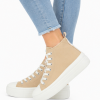 PLATO Γυναικεία Υφασμάτινα Δίπατα Sneakers PLATO Γυναικεία Υφασμάτινα Δίπατα Sneakers