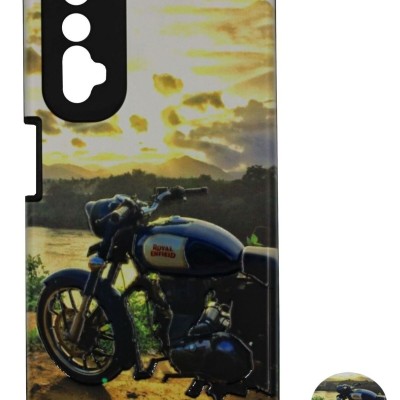 Back Cover Θήκη Με Σχέδιο Μηχανή Και Pop Socket (Realme 7)