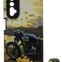 Back Cover Θήκη Με Σχέδιο Μηχανή Και Pop Socket (Realme 7)