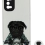 Back Cover Θήκη Με Σχέδιο Σκύλος Και Pop Socket (Realme 7 Pro)