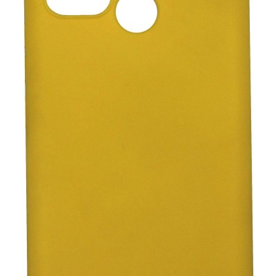Oba Style Back Cover Θήκη Σιλικόνης Ματ Κίτρινο (Realme 7i & Realme C17)