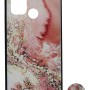 Back Cover Θήκη Με Σχέδιο Μάρμαρο Και Σχέδιο Pop Socket (Realme 7i & Realme C17)