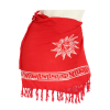 OEM Women's Pareo Red Color 45X119