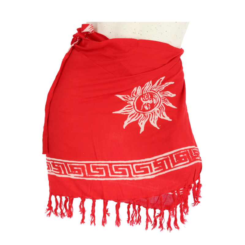 OEM Women's Pareo Red Color 45X119
