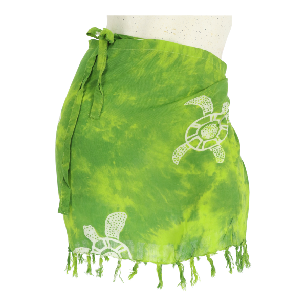 OEM Γυναικείο Παρεό Πράσινο  Χρώμα 27Χ115