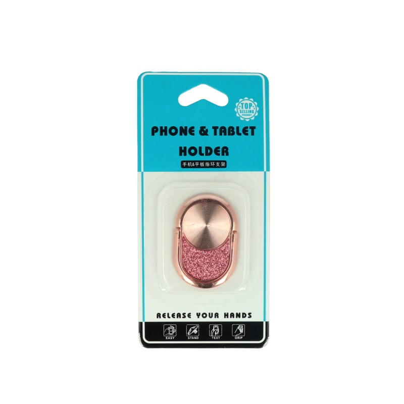 Popsocket Δαχτυλίδι 180ο Με Γκλίτερ