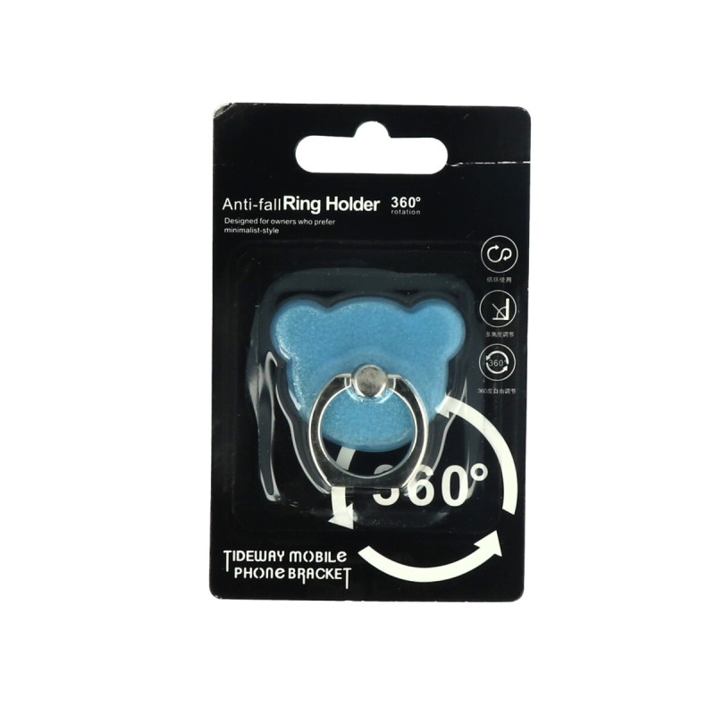 Popsocket Δαχτυλίδι 360? Αρκουδάκι Με Γκλίτερ