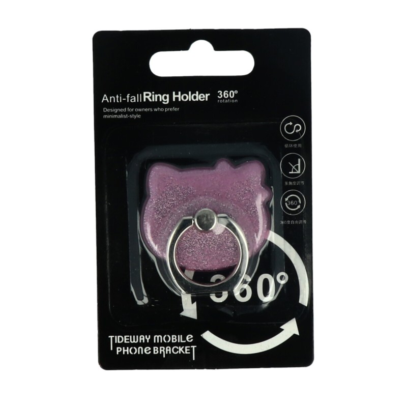 Popsocket Δαχτυλίδι 360? Γατάκι Με Γκλίτερ