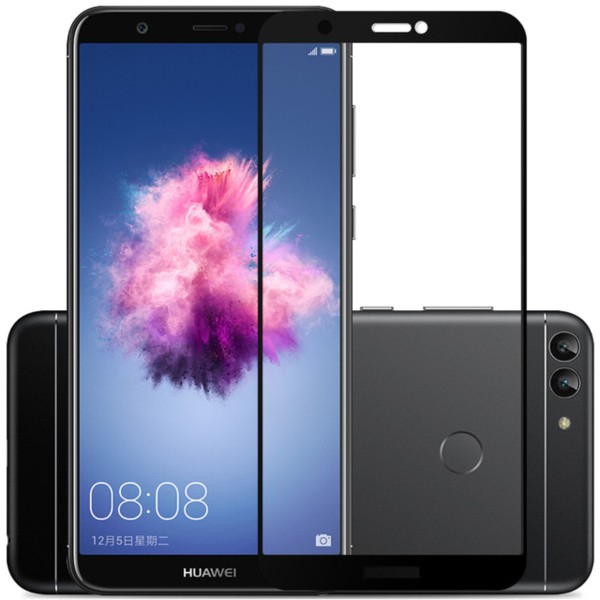 Fullscreen Tempered Glass Μαύρο (Huawei P Smart)