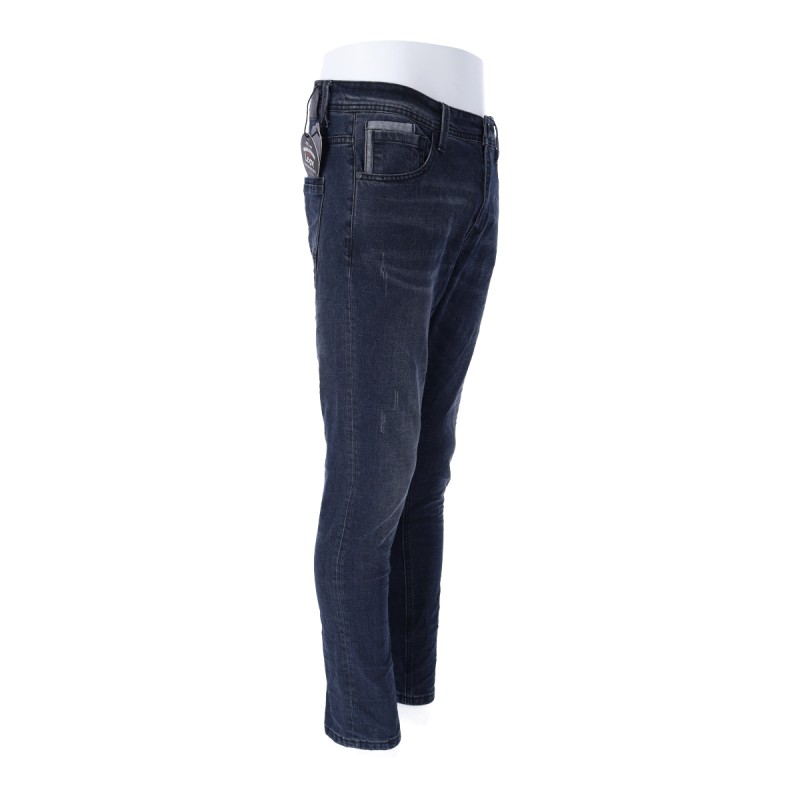 LEOX Denim Ανδρικό Jean Παντελόνι Dark Blue
