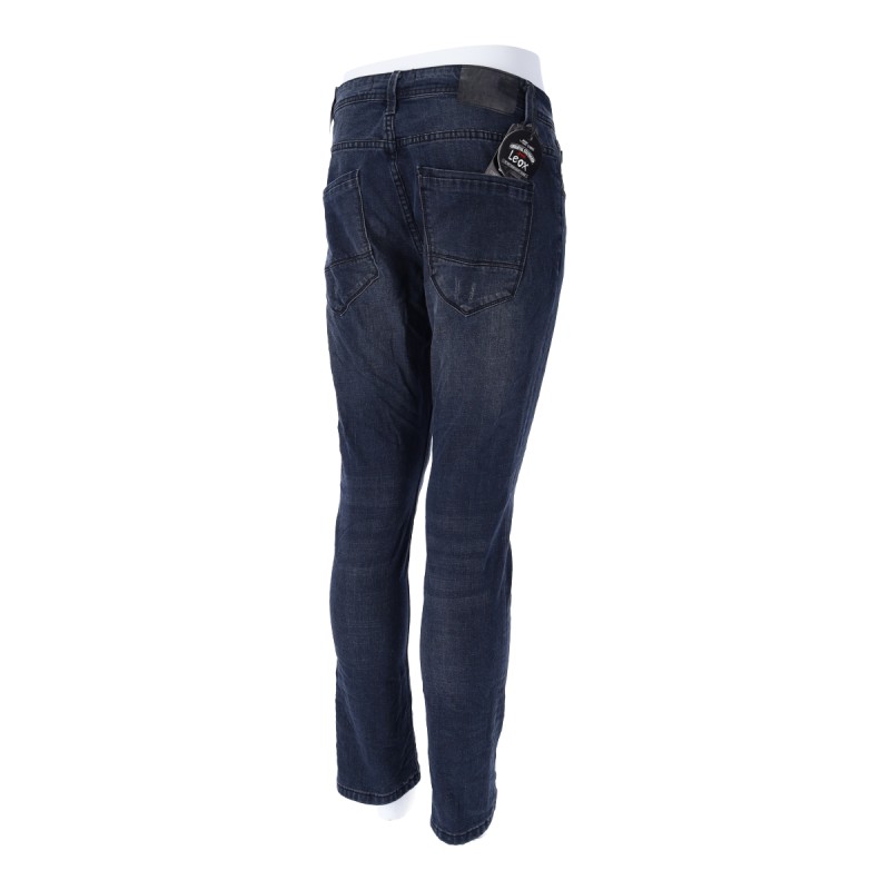 LEOX Denim Ανδρικό Jean Παντελόνι Dark Blue