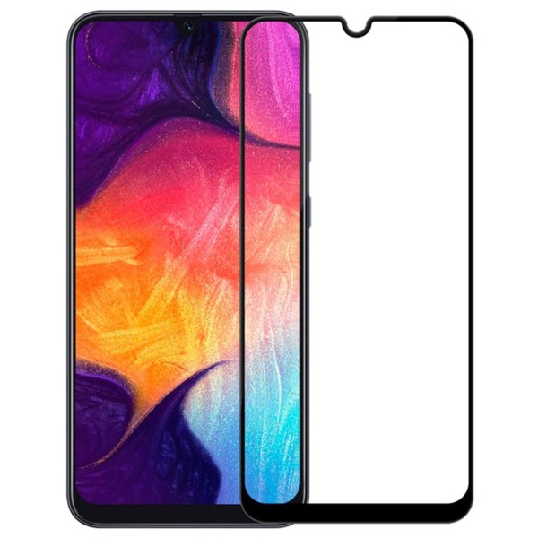 Fullscreen Tempered Glass Μαύρο (Samsung Galaxy A10 & Samsung Galaxy A10s & Samsung Galaxy M10)