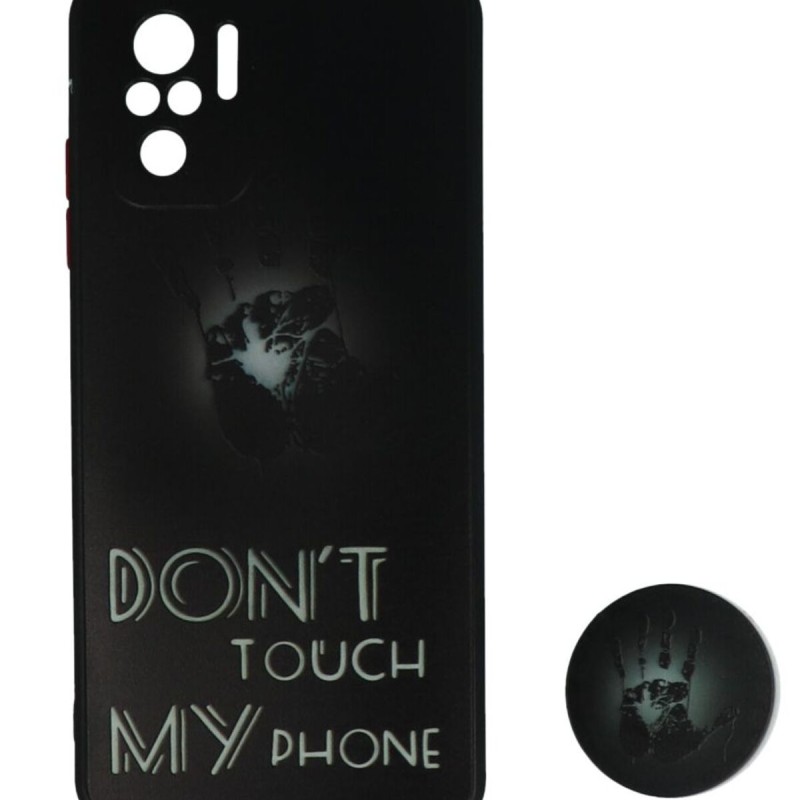 Back Cover Θήκη Με Σχέδιο Don't Touch My Phone Και Pop Socket (Xiaomi Redmi Note 10 & Xiaomi Redmi Note 10S & Xiaomi Poco M5s) Back Cover Θήκη Με Σχέδιο Don't Touch My Phone Και Pop Socket (Xiaomi Redmi Note 10 & Xiaomi Redmi Note 10S & Xiaomi Poco M5s)