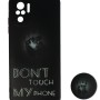 Back Cover Θήκη Με Σχέδιο Don't Touch My Phone Και Pop Socket (Xiaomi Redmi Note 10 & Xiaomi Redmi Note 10S & Xiaomi Poco M5s)