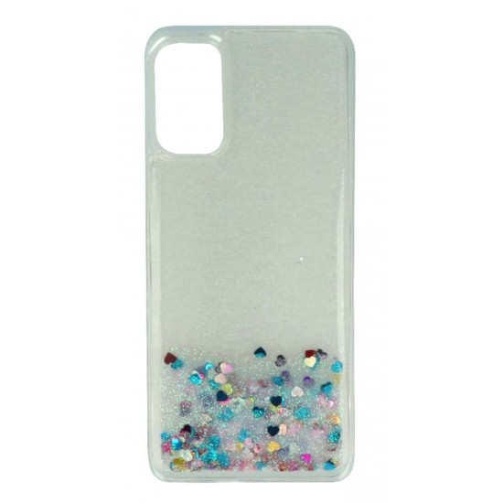 Back Cover Θήκη Σιλικόνης Με Κινούμενη Χρυσόσκονη (Xiaomi Redmi Note 10 & Xiaomi Redmi Note 10S & Xiaomi Poco M5s)