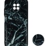 Back Cover Θήκη Μάρμαρο Μαύρο Και Pop Socket(Xiaomi Redmi Note 9T)