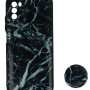Back Cover Θήκη Με Σχέδιο Μάρμαρο Μαύρο Και Pop Socket (Xiaomi Poco M3)