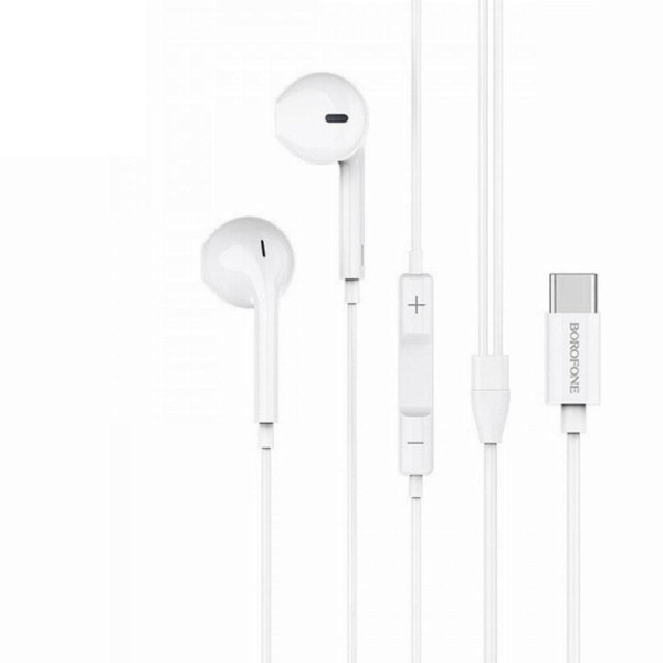 Borofone BM27 Ακουστικά Handsfree Με Βύσμα USB-C