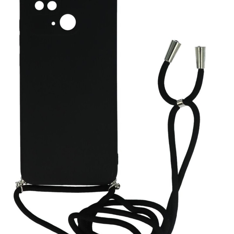 Back Cover Θήκη Σιλικόνης Με Ρυθμιζόμενο Κορδόνι (Xiaomi Redmi 10C & Xiaomi Poco C40)