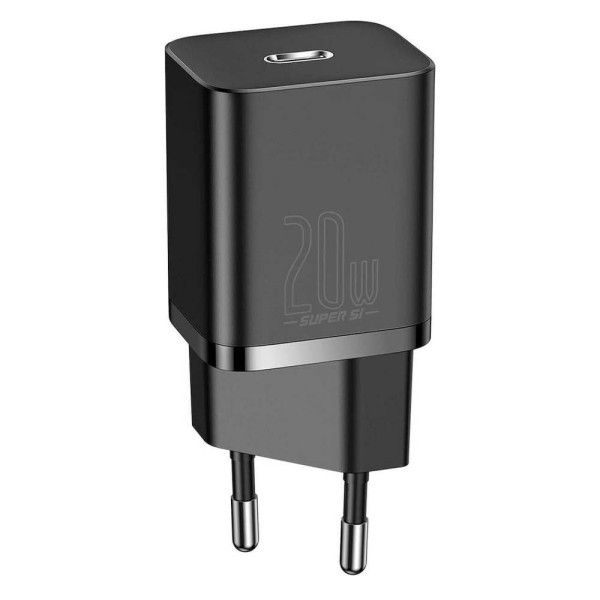 Baseus Super Si Series Αντάπτορας Πρίζας USB-C PD 20W Αξεσουάρ Κινητών/Tablet