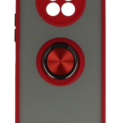 Back Cover Θήκη Πλαστική Με Δαχτυλίδι Στήριξης Κόκκινο (Honor 50 Lite & Huawei Nova 8i)