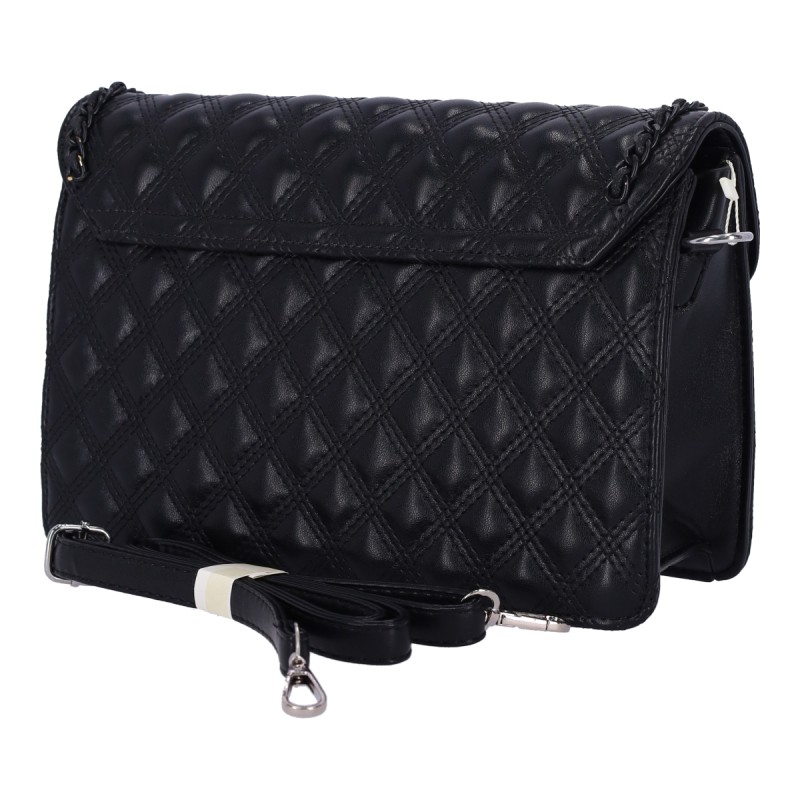 Bag To Bag Γυναικεία Τσάντα Ώμου-Χιαστί Δερματίνη Με Αλυσίδα Τριγύρο