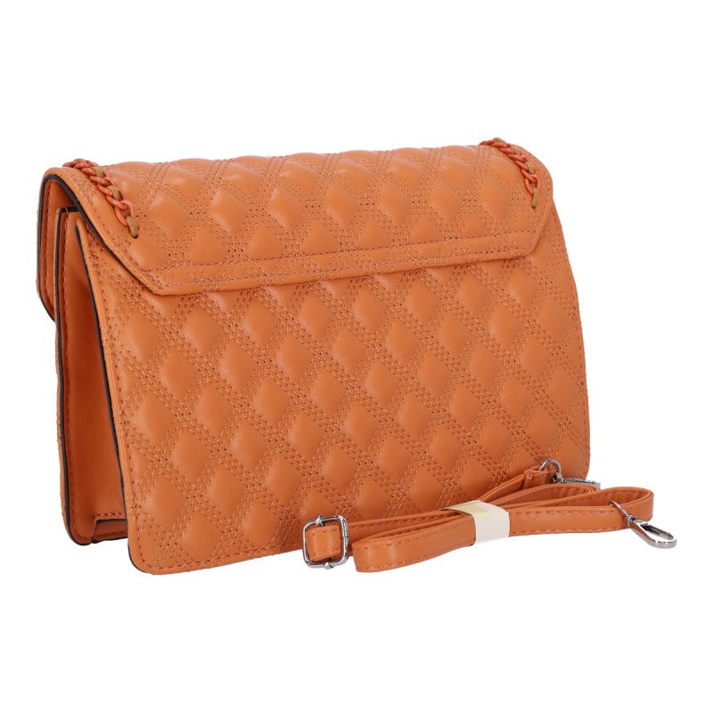 Bag To Bag Γυναικεία Τσάντα Ώμου-Χιαστί Δερματίνη Με Αλυσίδα Τριγύρο