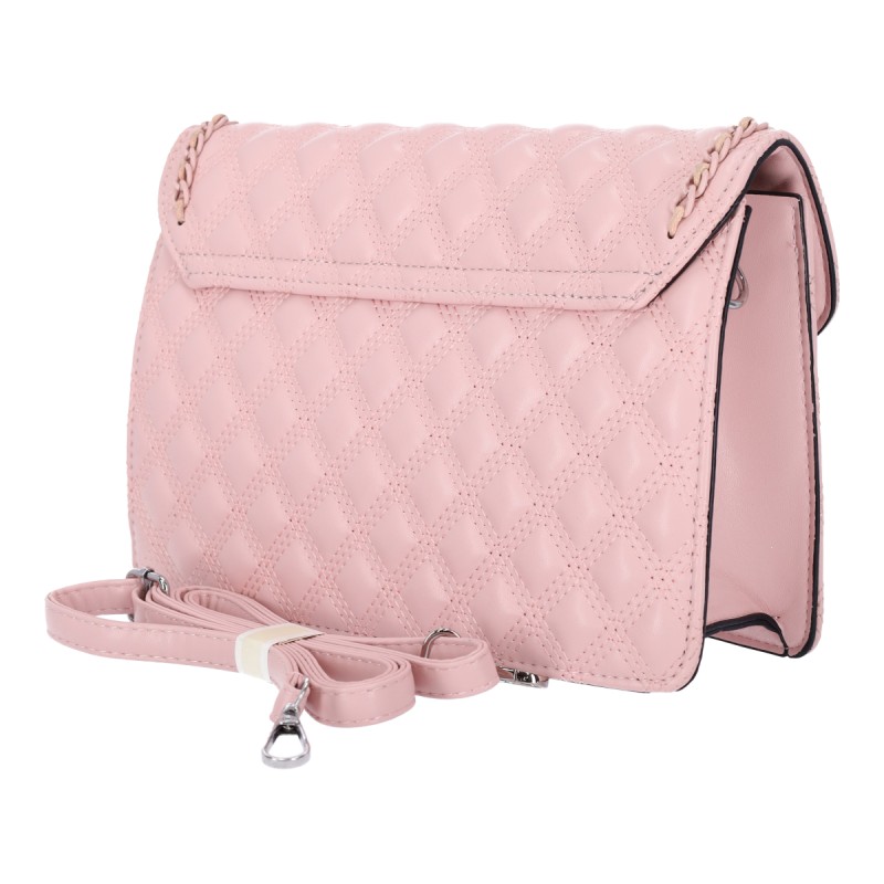 Bag To Bag Γυναικεία Τσάντα Ώμου-Χιαστί Δερματίνη Με Αλυσίδα Τριγύρο