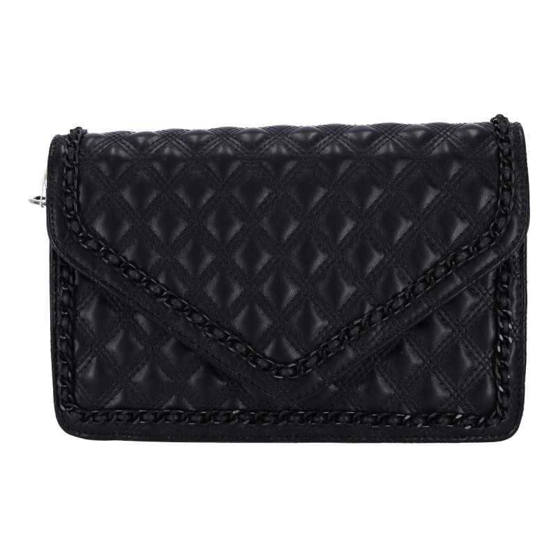 Bag To Bag Γυναικεία Τσάντα Ώμου-Χιαστί Δερματίνη Με Αλυσίδα Τριγύρο