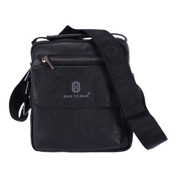 Bag To Bag Ανδρικό Τσαντάκι Χιαστί - Χειρός Μια Θήκη με Μαγνητικό Κούμπωμα MD-0192-1