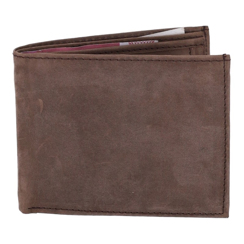 Genuine Leather Ανδρικό Πορτοφόλι L-8 σε Καφέ Χρώμα Δερμάτινο Genuine Leather Ανδρικό Πορτοφόλι L-8 σε Καφέ Χρώμα Δερμάτινο