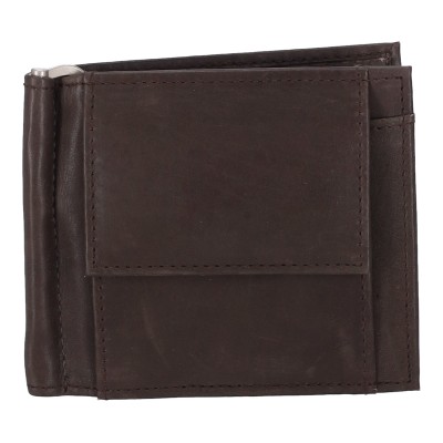 Genuine Leather Ανδρικό Πορτοφόλι CG37 σε Καφέ Χρώμα Δερμάτινο