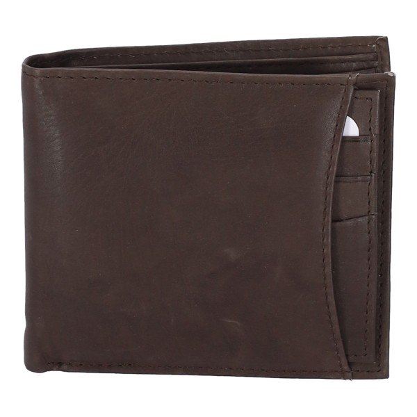 Genuine Leather Ανδρικό Πορτοφόλι CG265 σε Καφέ Χρώμα Δερμάτινο