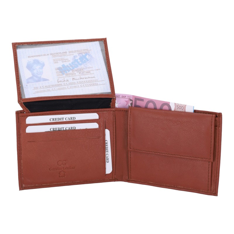 Genuine Leather Ανδρικό Πορτοφόλι 2038 Δερμάτινο Genuine Leather Ανδρικό Πορτοφόλι 2038 Δερμάτινο