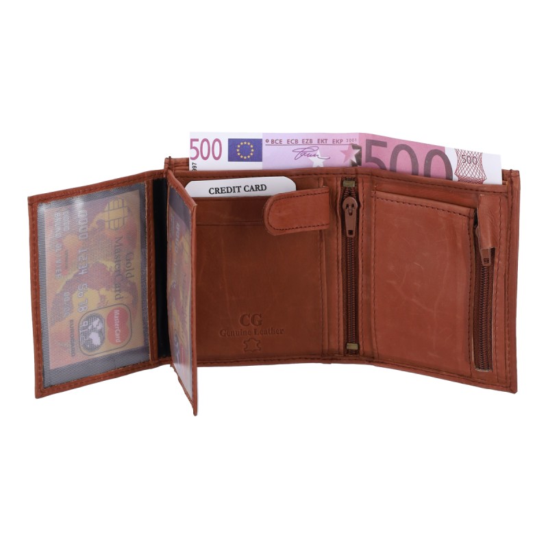 Genuine Leather CG17Z Ανδρικό Πορτοφόλι Δερμάτινο